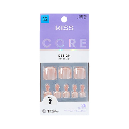 KISS Core front packaging showing kit components and stylish box benefit quick use