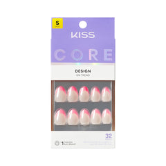 KISS packaging front view showing full nail kit and contents
