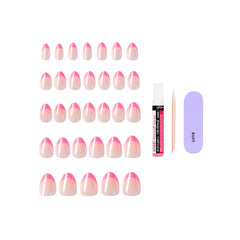 KISS included 2g glue, mini file, and manicure stick tools