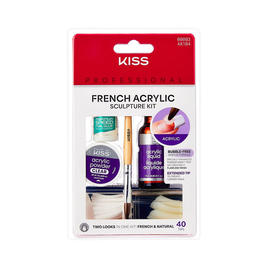 KISS kit front packaging showing all included items and benefits