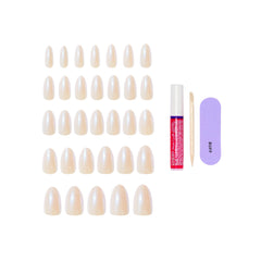 KISS 2g nail glue with manicure stick and mini file for quick application