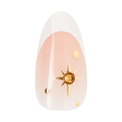KISS Glam Zephyr glue tube and manicure stick displayed for quick application