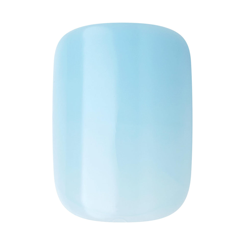 Kiss imPRESS nails being applied with prep pad and manicure stick showing quick, clean application