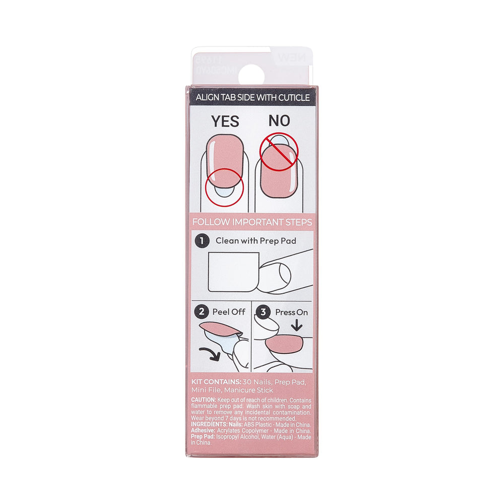 KISS prep pad, mini file, and manicure stick tools for perfect prep