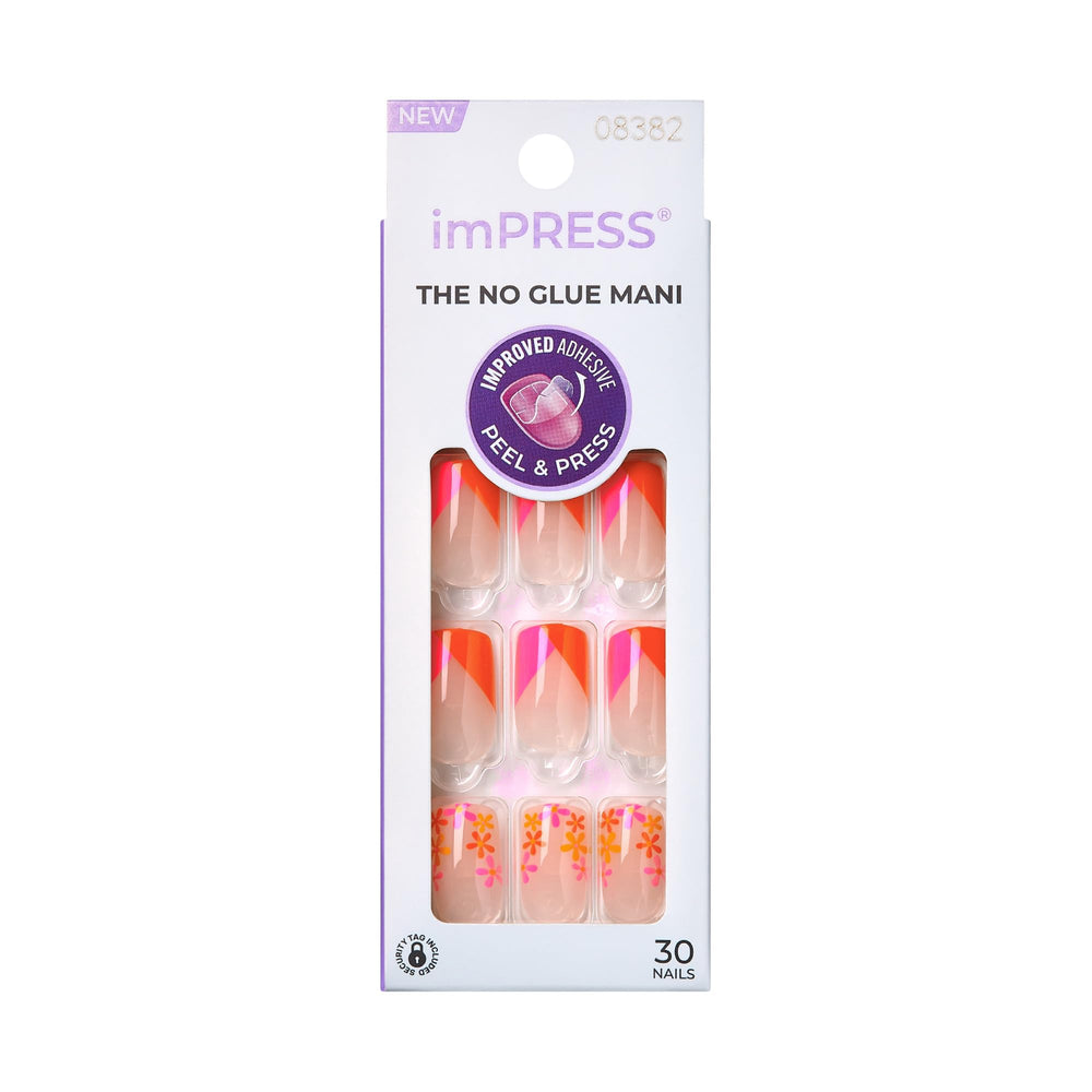 KISS imPRESS front packaging showing kit components and benefit of ready-to-wear convenience