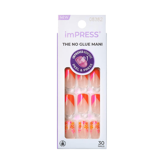 KISS imPRESS front packaging showing kit components and benefit of ready-to-wear convenience