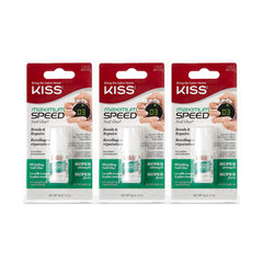 KISS nail glue front packaging showing brand and fast bond benefit