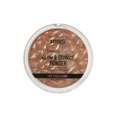 KISS New York front packaging showing compact and shade, adds portable glow