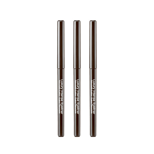 Kiss New York front packaging showing three eyeliners and clear labeling for convenience