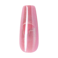 KISS Pink Sugar on model hand lifestyle shot highlighting salon look at home