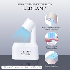KISS 5ml LED soft gel adhesive with precision nozzle for controlled application