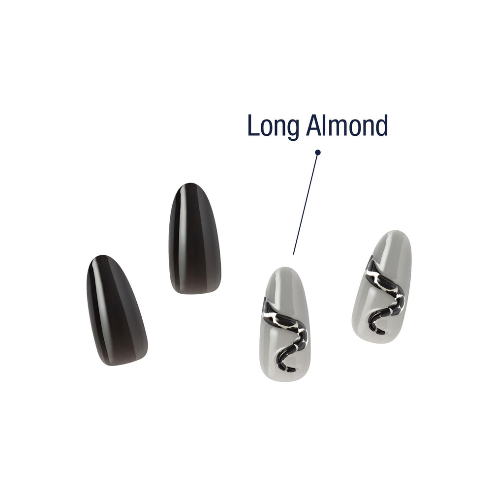KISS side profile showing glossy curve that provides salon-like shine benefit