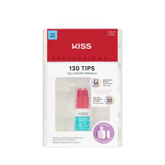 KISS front packaging showing 130-piece set and included glue for convenience