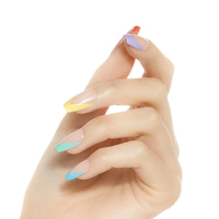 KISS nails worn on hand in lifestyle shot showing polished results quickly