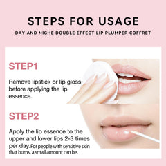 KISSIO night gloss drop demonstrating creamy hydration benefit