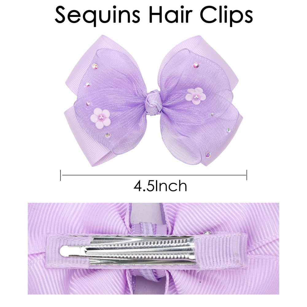KISZU bow next to ruler displays the 4.5-inch size clearly
