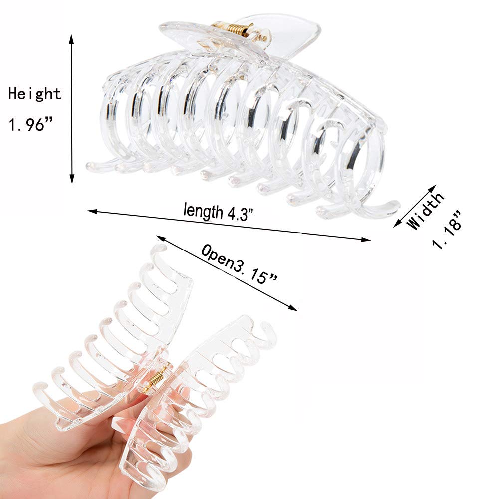 Kitiin square jaw clip close detail showing strong hinge and broad grip