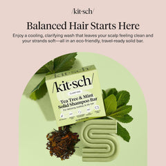 Kitsch bar creating rich lather to demonstrate effective cleansing action
