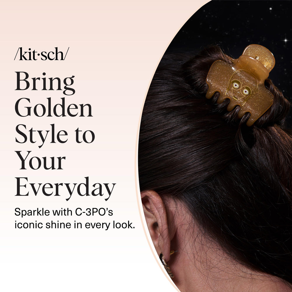 Kitsch C-3PO clip spring mechanism detail showing strong, reliable closure