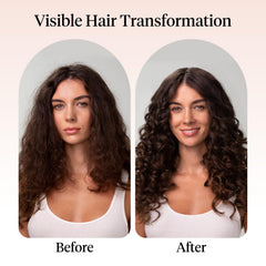 Kitsch bar applied to scalp demonstrating targeted nourishment and manageability