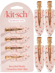 Kitsch cherry print front packaging showing four creaseless clips and branding benefit