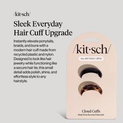 Kitsch close-up of recycled-plastic shell texture highlighting smooth shine benefit