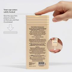 Kitsch conditioner amount in hand demonstrating easy application benefit
