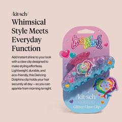 Kitsch clip side profile open to show strong grip and secure spring mechanism