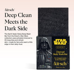 Kitsch soap close-up on Darth design highlighting themed collectible detail