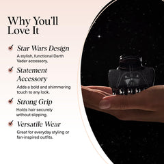 Kitsch Darth Vader side profile showing strong jaw and secure grip for all-day hold