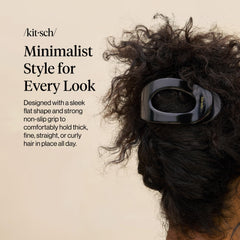 Kitsch side profile of clip demonstrating low-profile fit and comfort