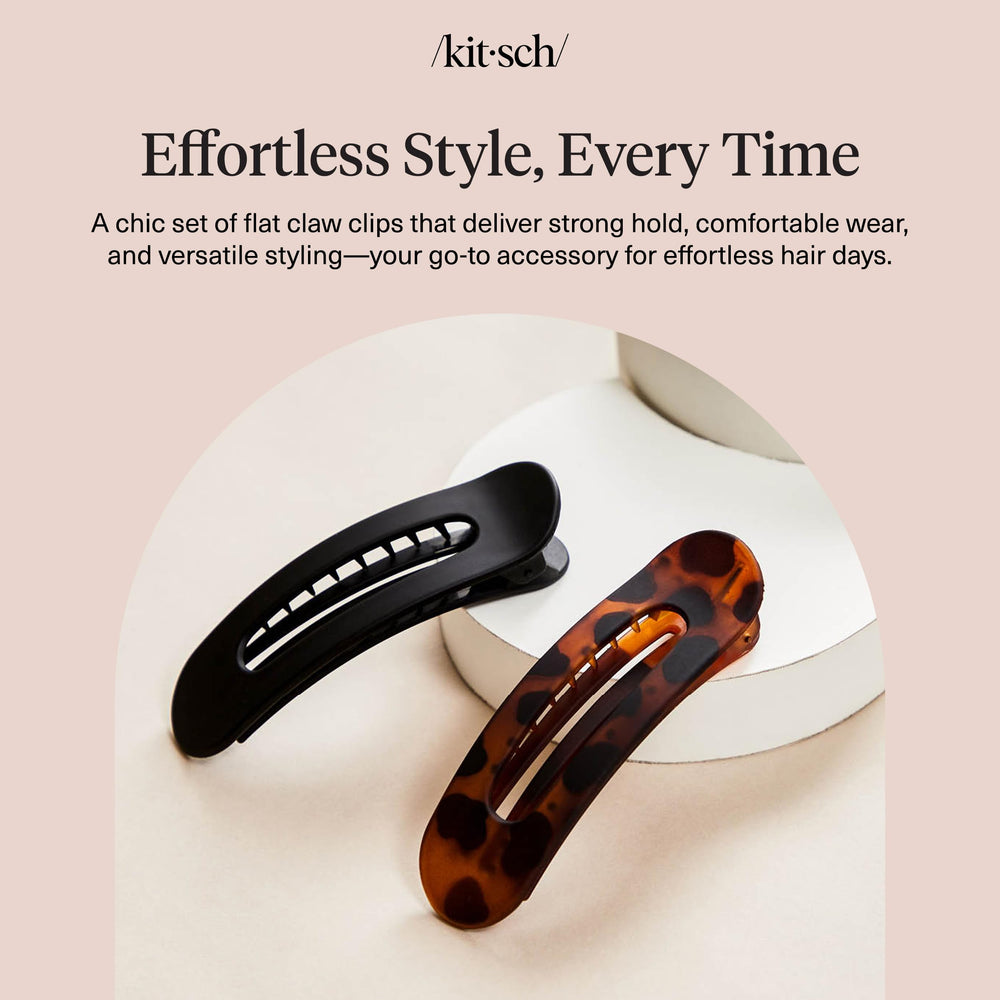 Kitsch clip in beach setting keeping hair tidy during wind and sun