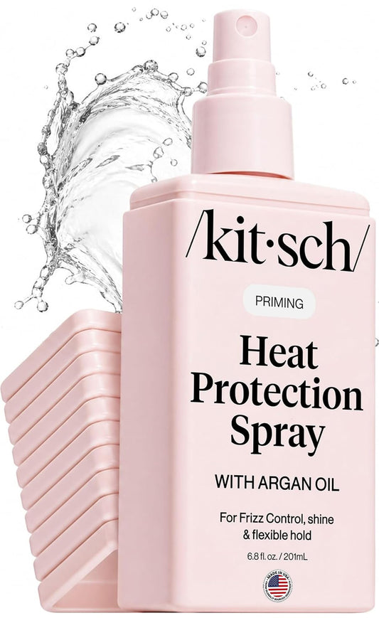 Kitsch bottle front view showing label and size for easy identification and benefit