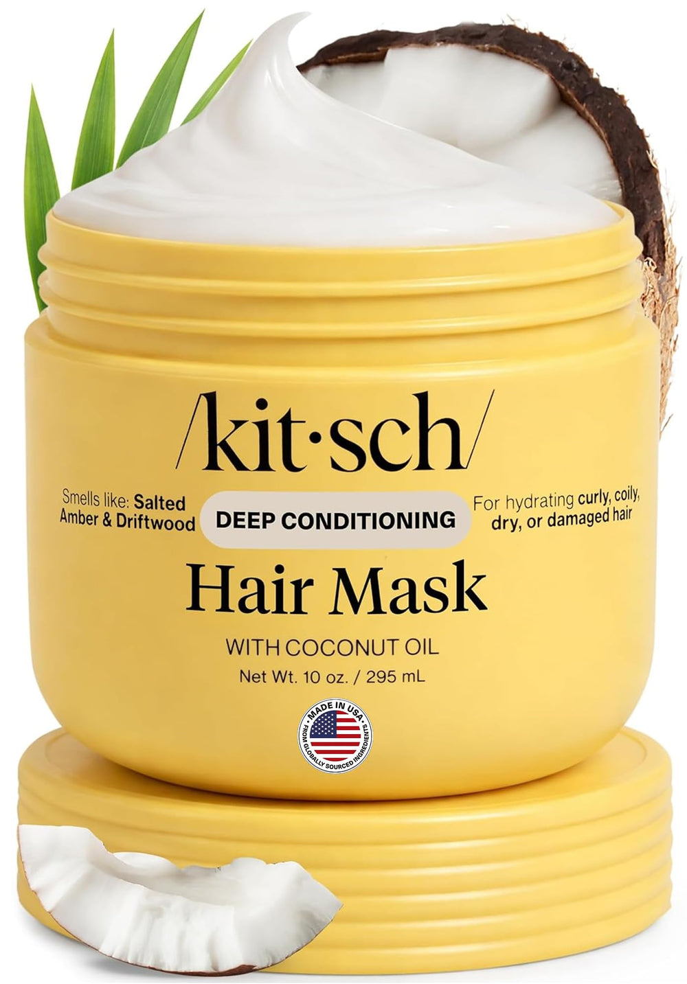 Kitsch front packaging 10oz showing jar and brand for clear product identification