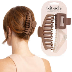 Kitsch front packaging showing three recycled-plastic claw clips and sustainable appeal