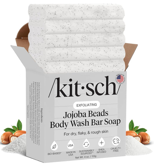 Kitsch product front packaging showing the bar and scent, conveys clean benefit