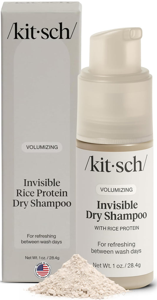 Kitsch front packaging showing compact 1oz pump and volumizing benefit