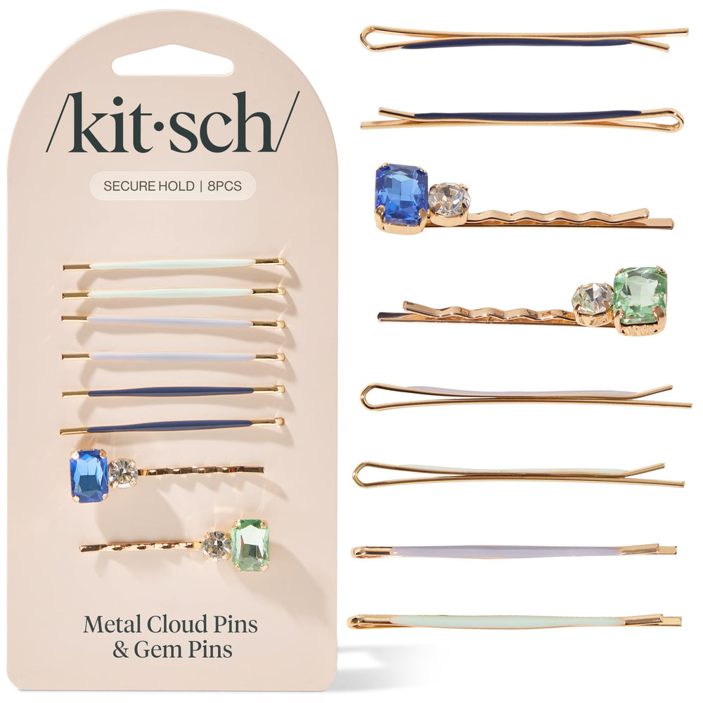 Kitsch front packaging showing 8pcs set and Garden Bouquet theme benefit: clear product view