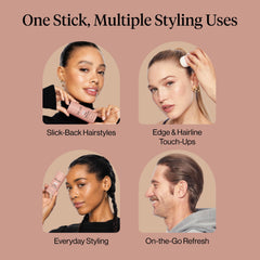 Kitsch being used in travel setting keeps hair neat on the go