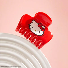 Kitsch Hello Kitty close-up of recycled plastic texture and smooth finish
