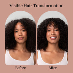 Kitsch in-shower use on curly hair demonstrating improved manageability and softness