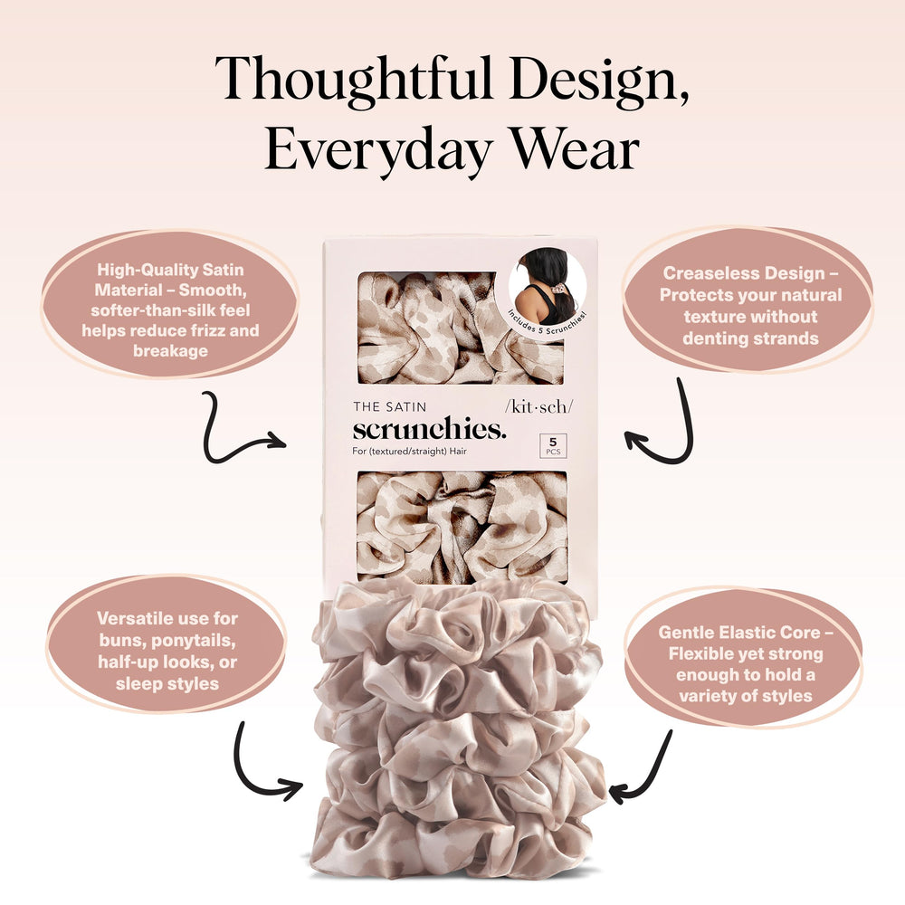 Kitsch scrunchie worn on wrist as accessory for easy access and style