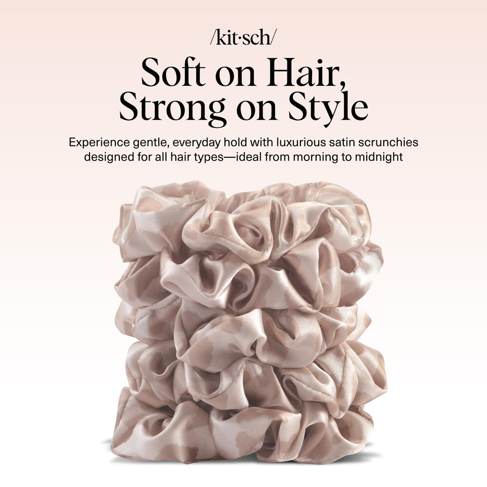 Kitsch scrunchies on mirror ledge in bathroom showing everyday convenience