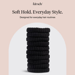 Kitsch lifestyle shot in morning routine showing reliable all-day styling