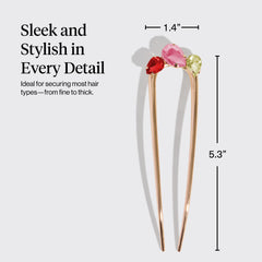 Kitsch pin tucked in a clutch for portability and on-the-go touch-up benefit