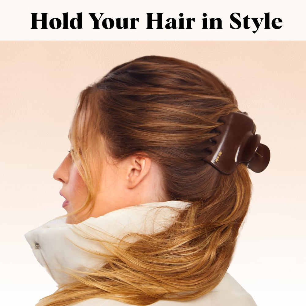 Kitsch clip holding full updo without pulling for all-day comfort