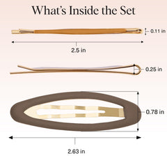 Kitsch in-hair styling image showing clip holding half-up style effortlessly