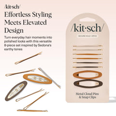 Kitsch close-up of single snap clip highlighting smooth edges and secure hold