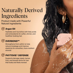 kitsch shampoo bar lathering in hand demonstrating efficient cleansing benefits