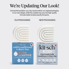 Kitsch 2.7 oz bar beside a coin showing compact size and packing convenience